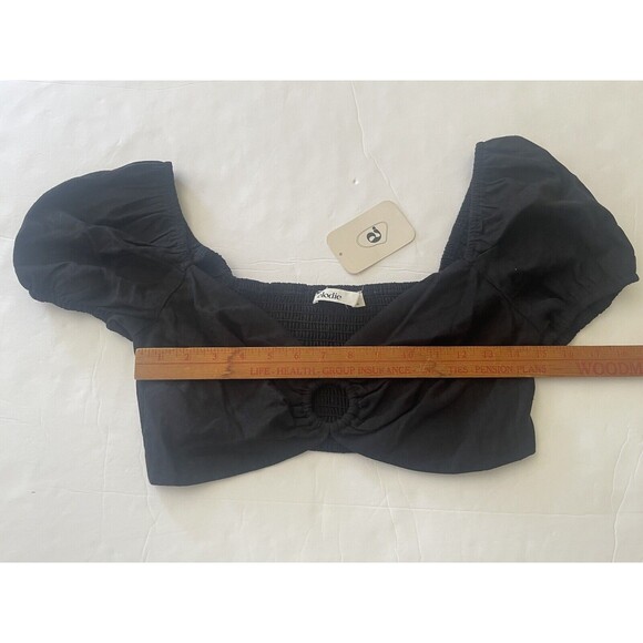 NWT Women Elodie O-Ring Black Crop Top‎ Summer Wear, Size Large - Picture 6 of 9
